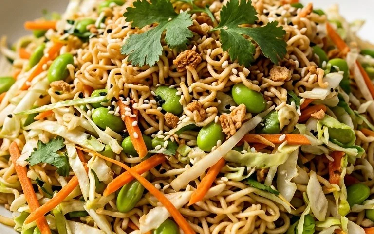 Crunchy Asian Ramen Noodle Salad Recipe