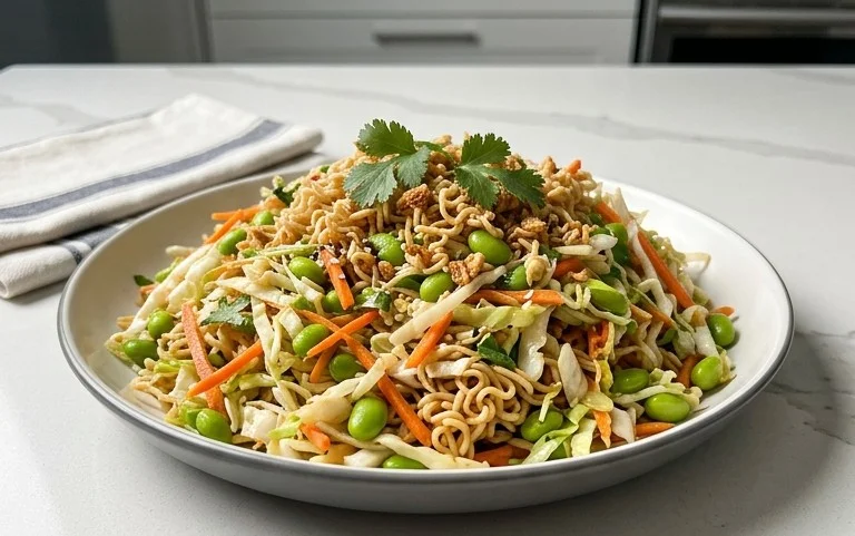 Crunchy Asian Ramen Noodle Salad Recipe