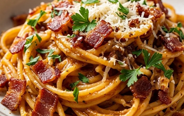 Beef Bacon Pasta