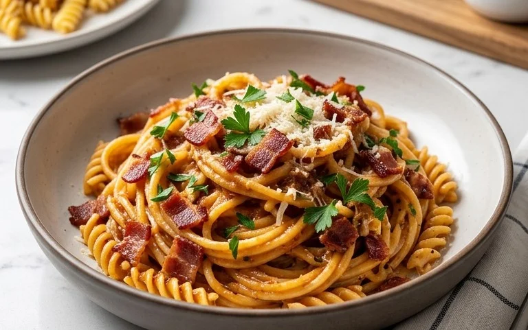 Beef Bacon Pasta