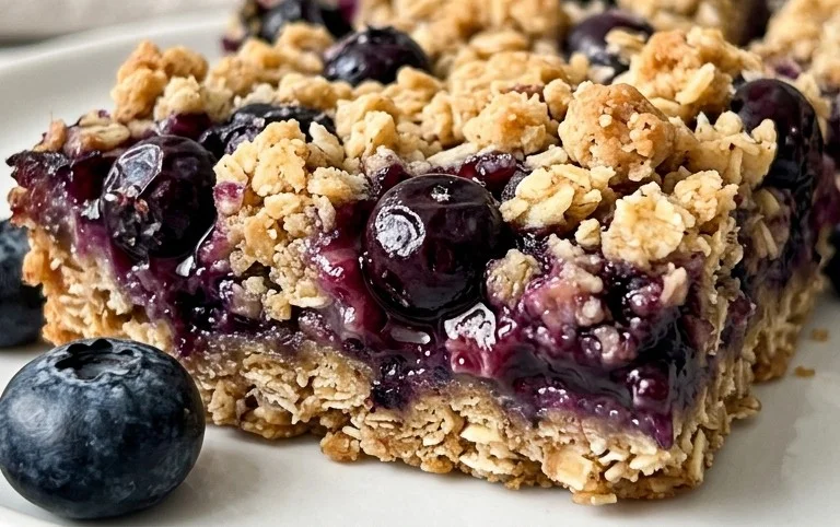 Blueberry Oatmeal Bars