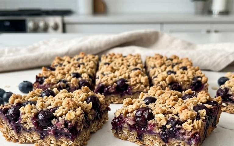 Blueberry Oatmeal Bars