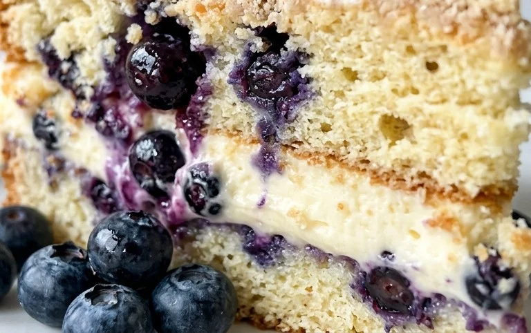 Nova Scotia Blueberry Cream Cake
