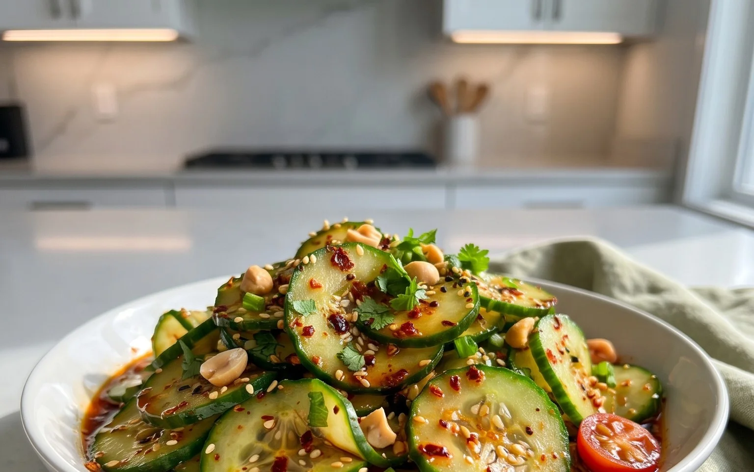 Spicy Asian Cucumber Salad