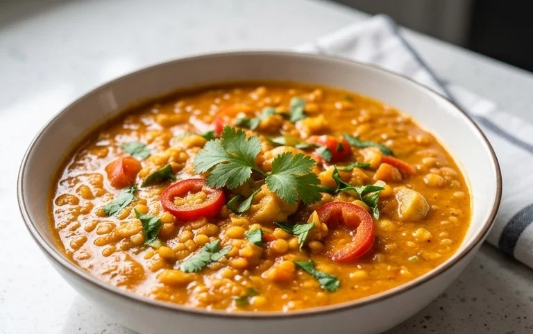 Spicy Red Lentil Curry