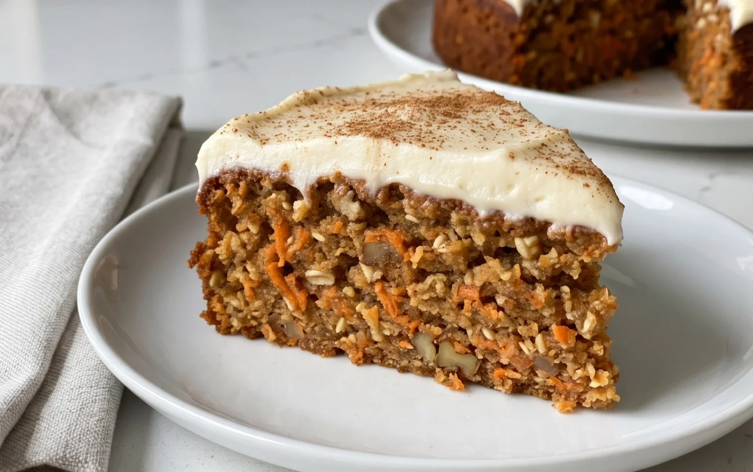 Easy Flourless Oatmeal Carrot Cake Recipe