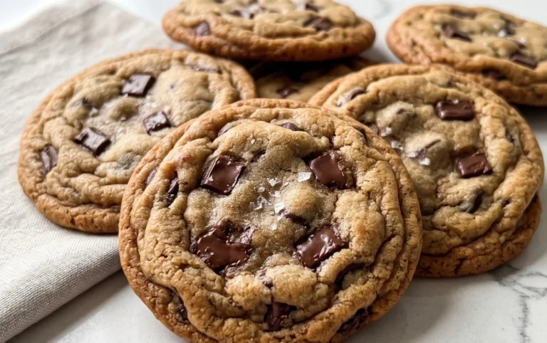 Crispy and Chewy Chocolate Chip Cookies