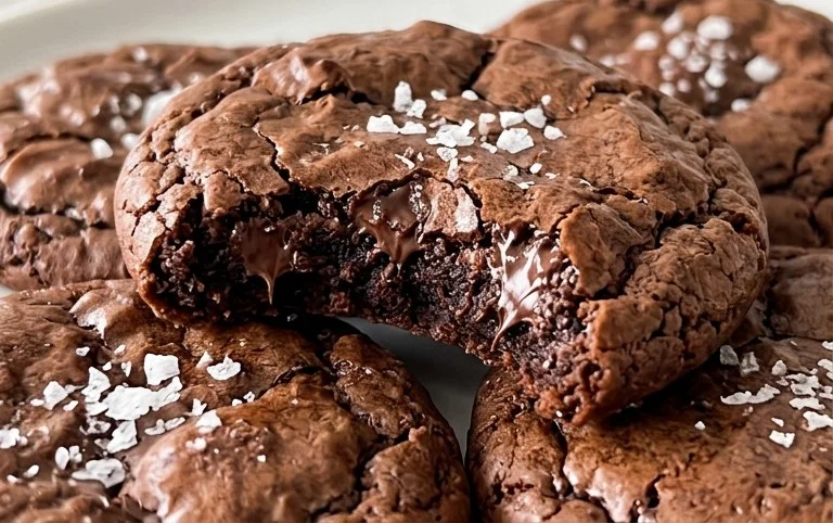 Salted Brownie Cookies