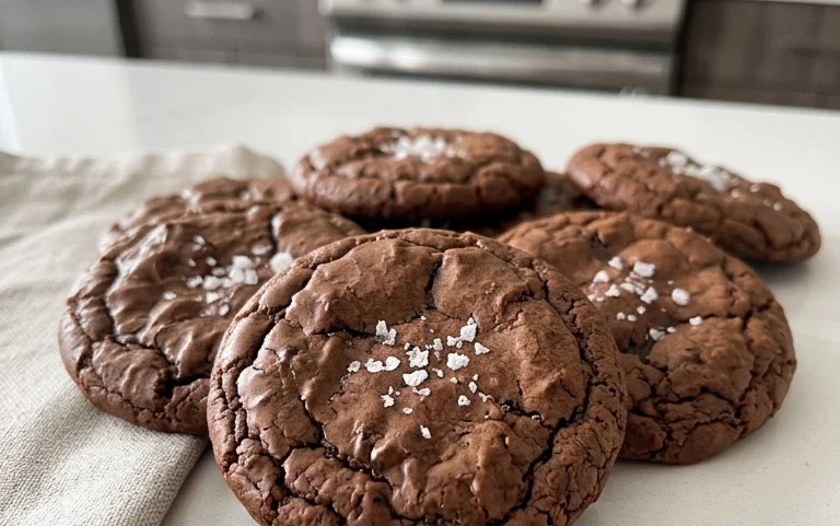 Salted Brownie Cookies