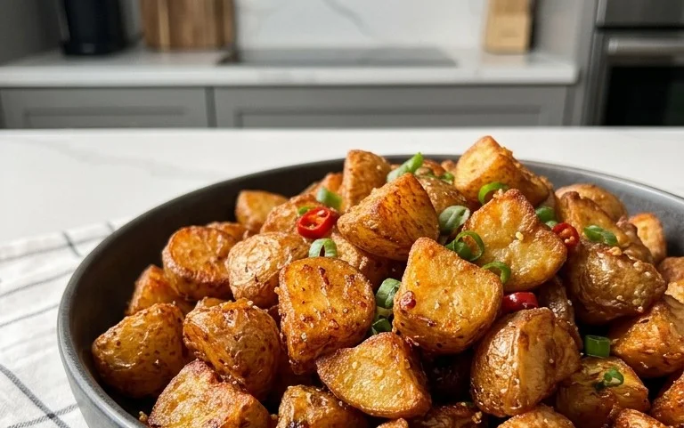 Crispy Honey Chilli Potatoes