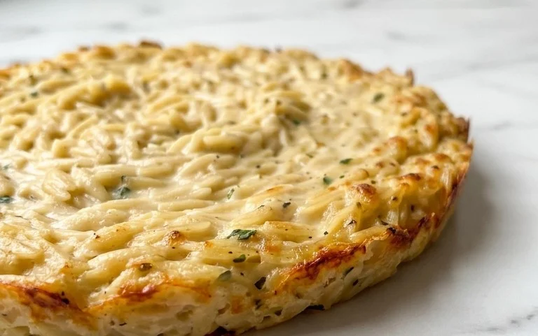Creamy Garlic Parmesan Orzo