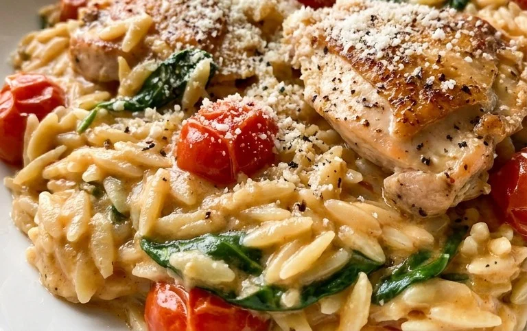 Chicken Orzo (30-Minutes, One-Pan)