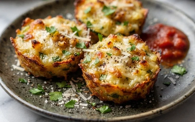 Zucchini Garlic Bites
