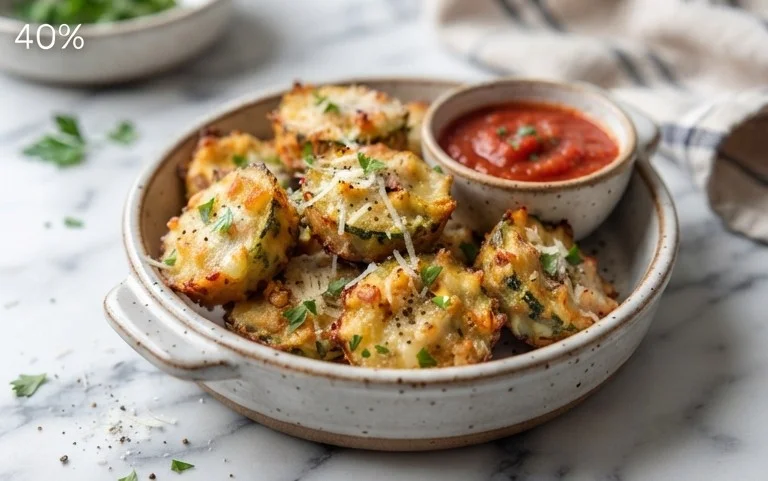 Zucchini Garlic Bites