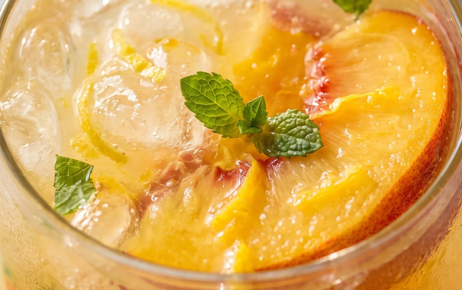 Refreshing Peach Lemonade