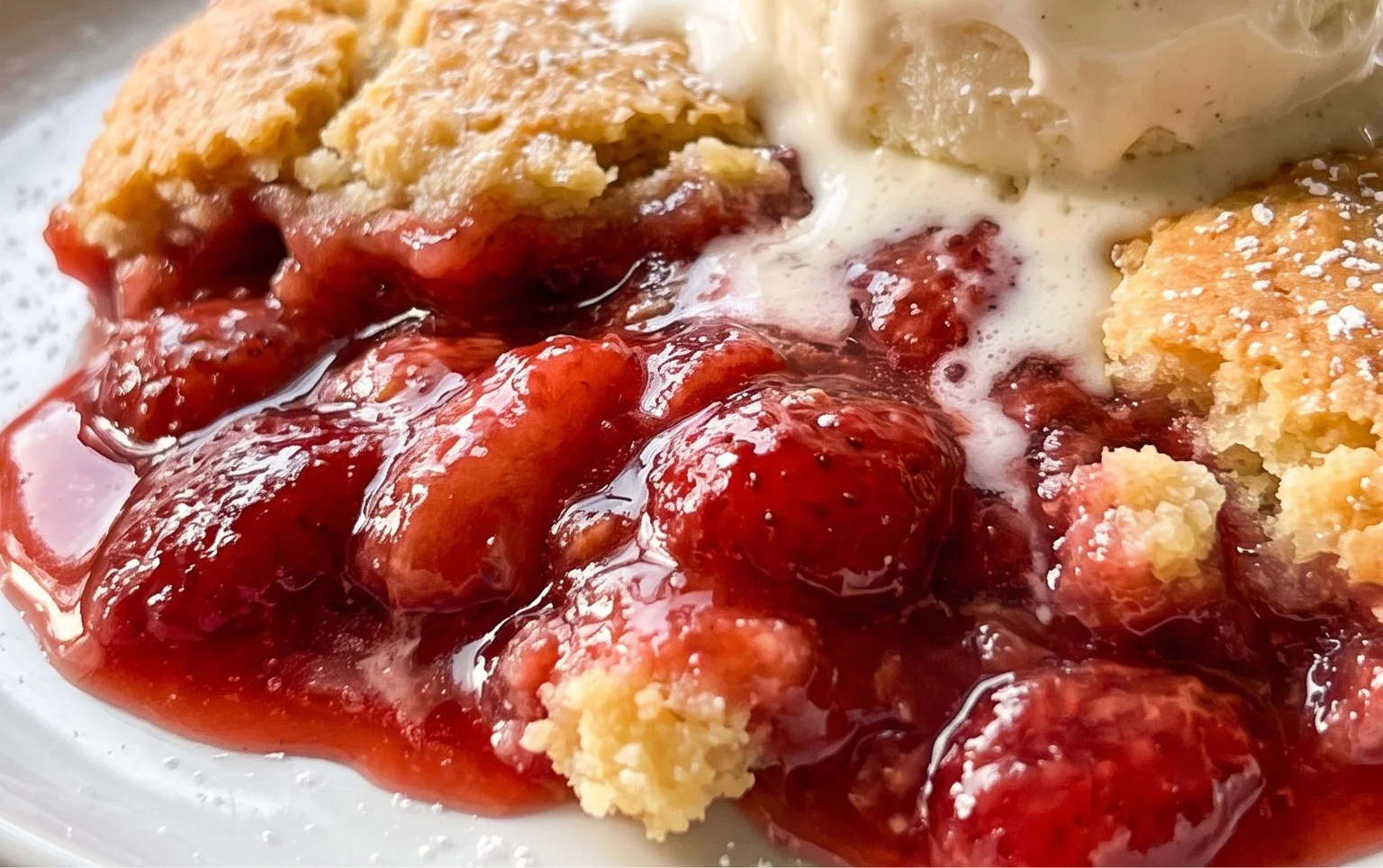 Strawberry Cobbler