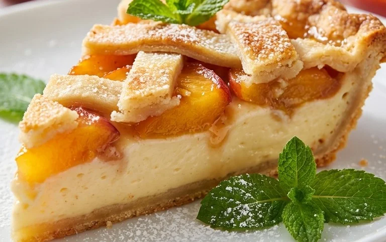 Peaches and Cream Pie