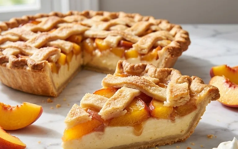 Peaches and Cream Pie