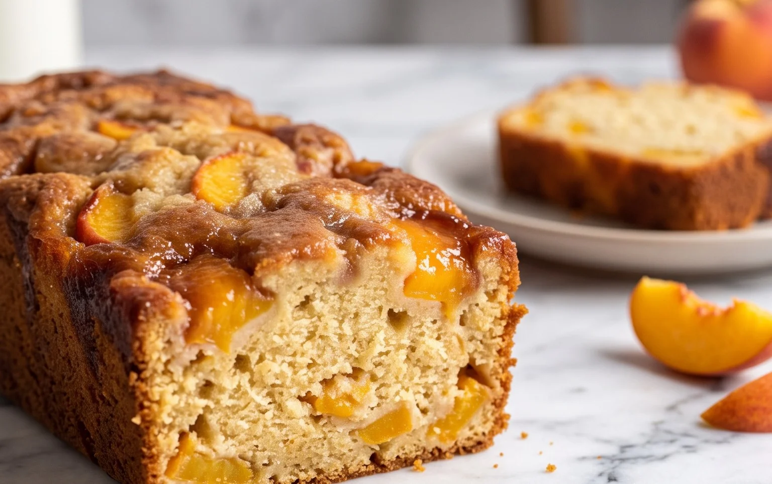 Peach Cobbler Pound Cake