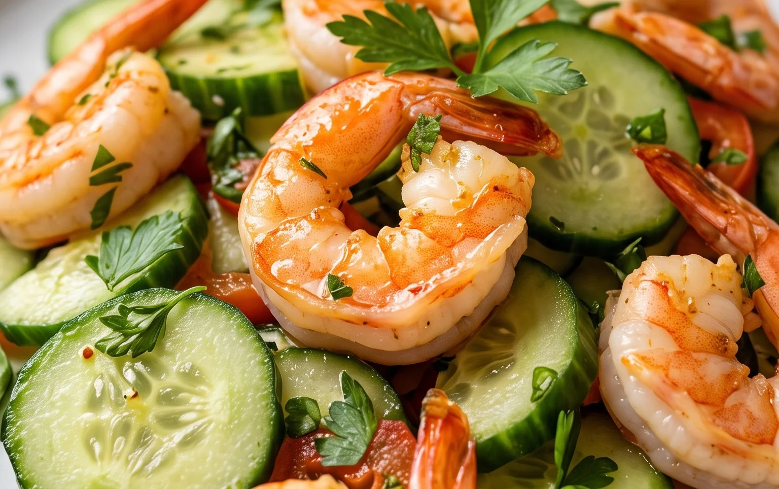 Cucumber Shrimp Salad