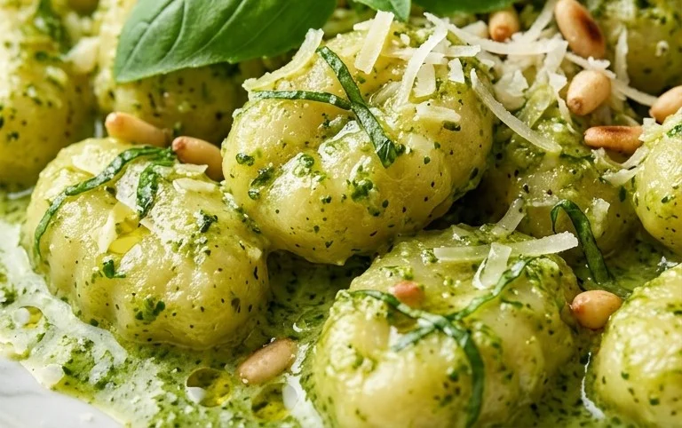 Creamy Pesto Gnocchi