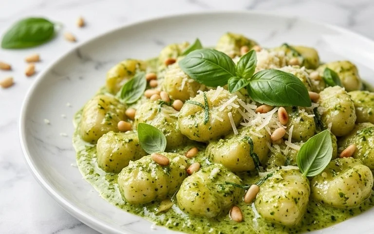 Creamy Pesto Gnocchi