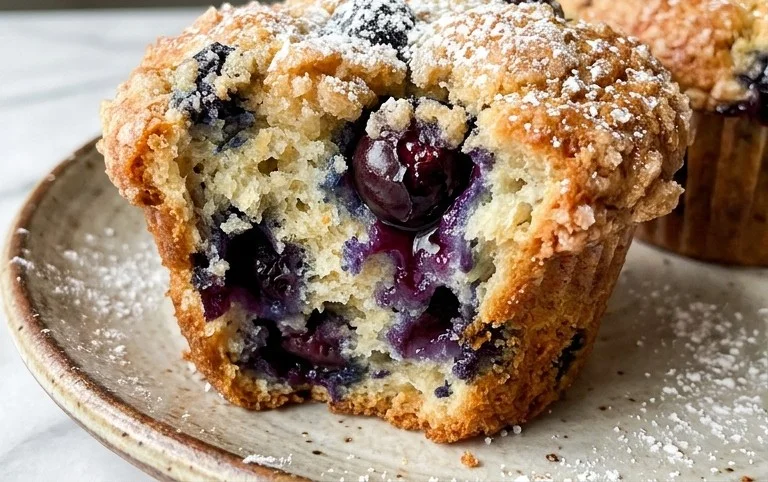 Homemade Blueberry Muffins