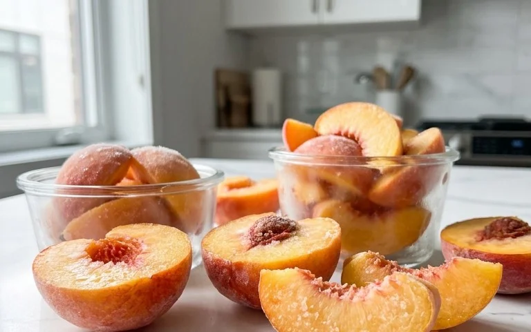 Freezing Peaches, How to Easily Freeze Peaches