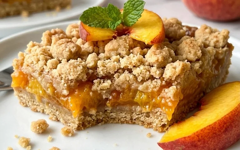 Fresh Peach Crum extractb Bars