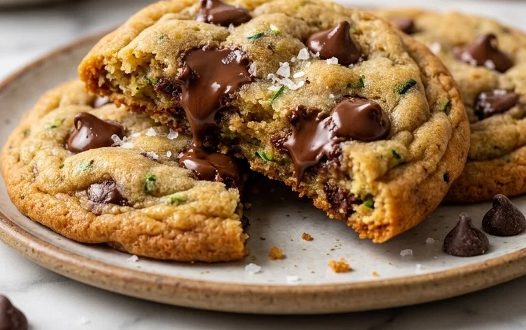 Zucchini Chocolate Chip Cookies