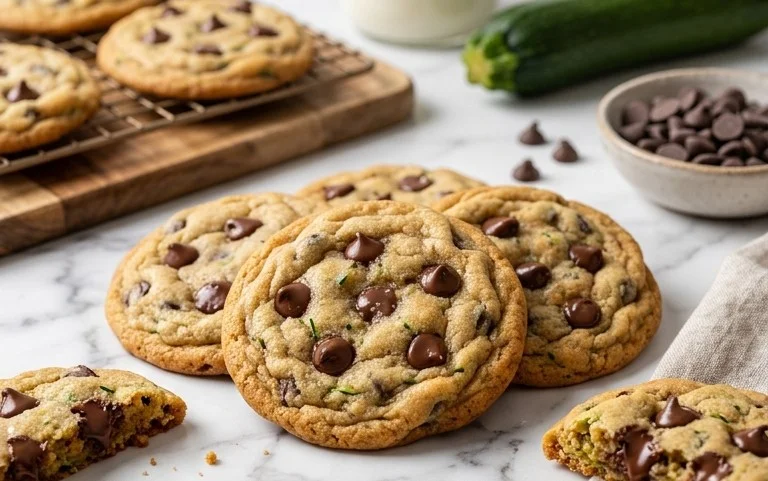 Zucchini Chocolate Chip Cookies