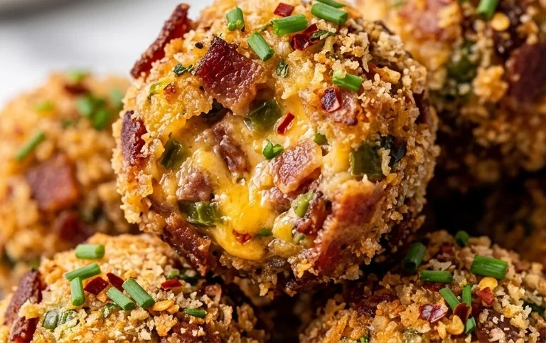 Beef Bacon Jalapeño Popper Cheese Balls