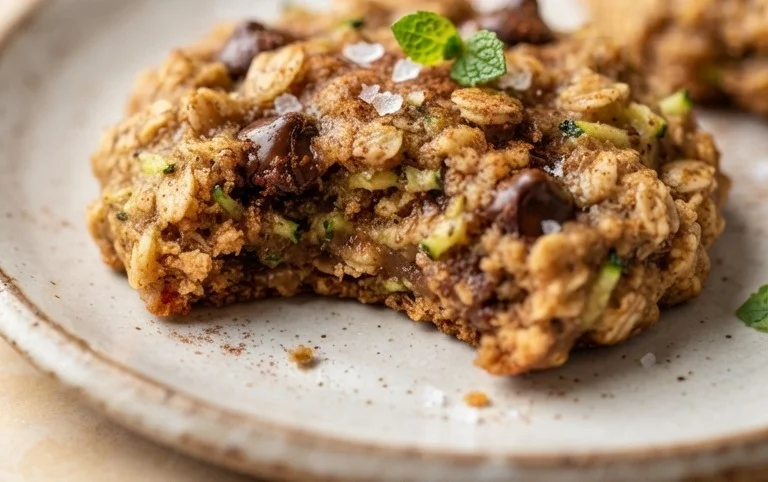 Healthy Zucchini Oatmeal Cookies