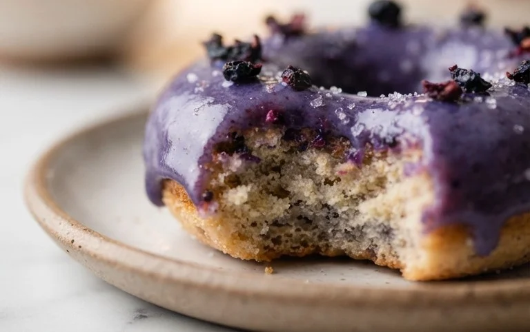 Blueberry Cake Donuts