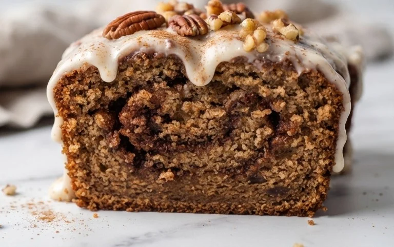 Cinnamon Roll Banana Bread