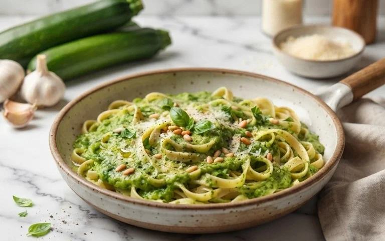 Simple Fresh Zucchini Pasta Sauce