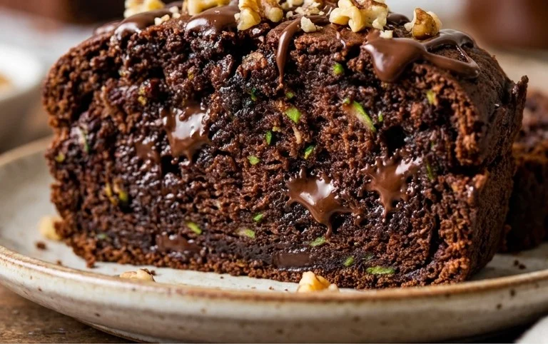 Double Dark Chocolate Zucchini Bread