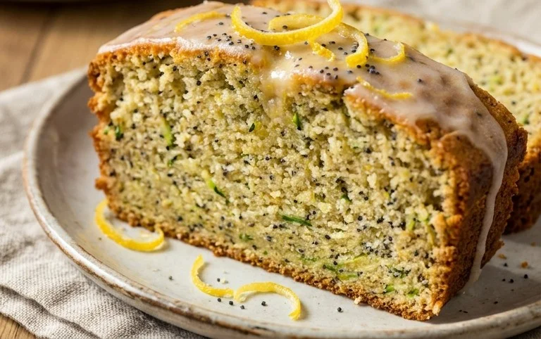 Easy Lemon Poppy Seed Zucchini Bread