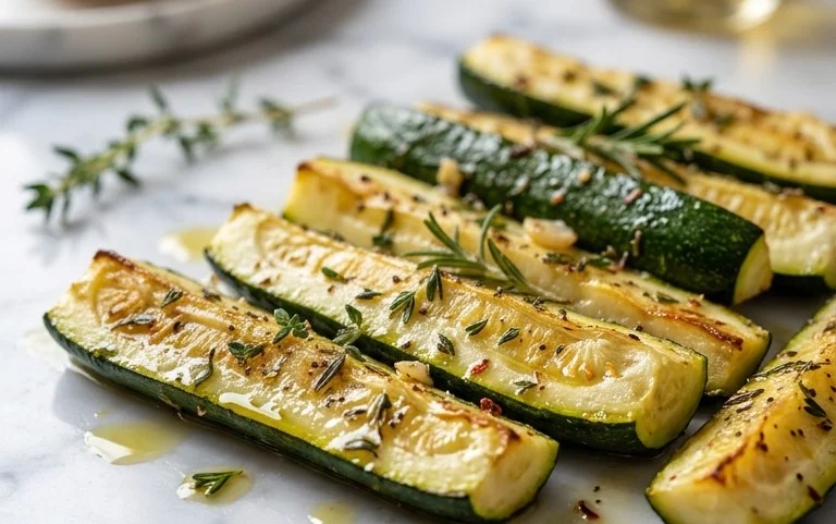 Simple Herb-Infused Roasted Zucchini Recipe