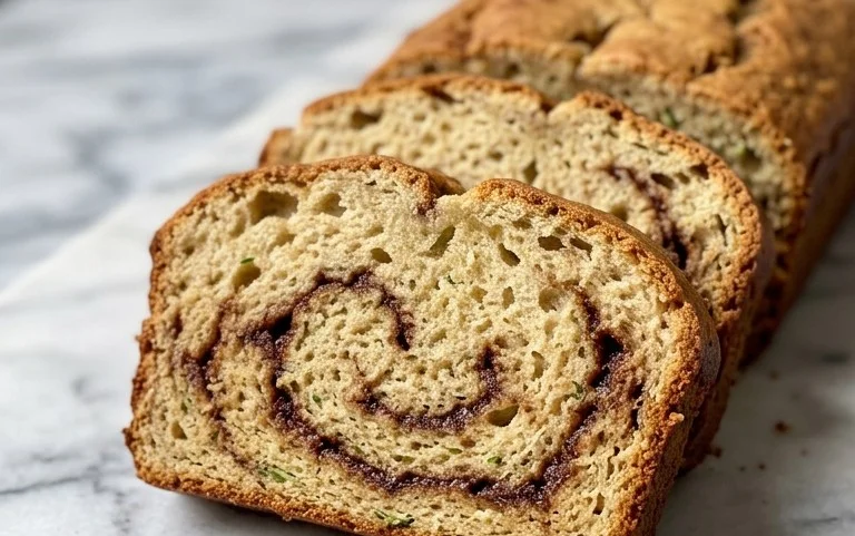 Moist and Delicious Cinnamon Swirl Zucchini Bread