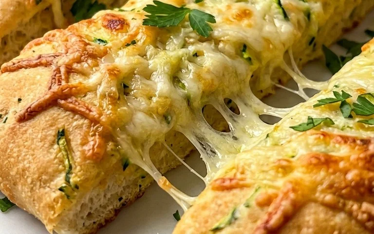 Cheesy Zucchini Breadsticks