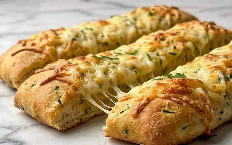 Cheesy Zucchini Breadsticks
