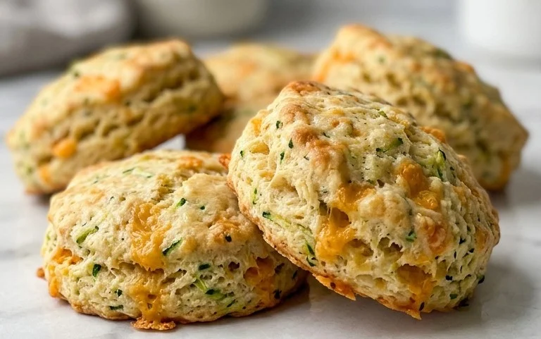 Zucchini Cheddar Biscuits